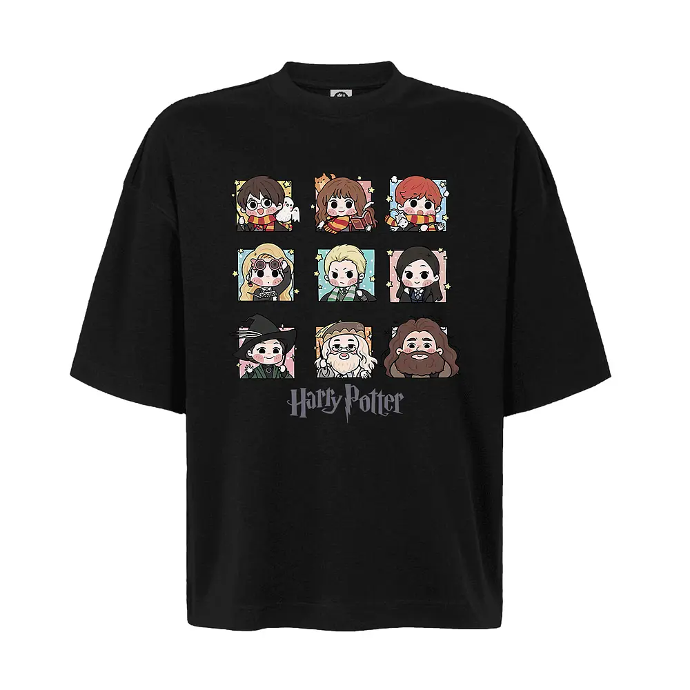 Polera Oversize Harry Potter Hogwarts Varios Modelos