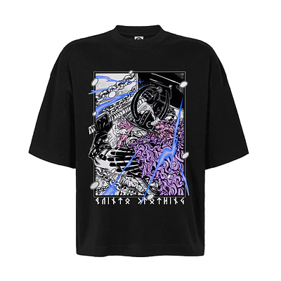 Polera Oversize One Piece Loki Elbaf Luffy Zoro