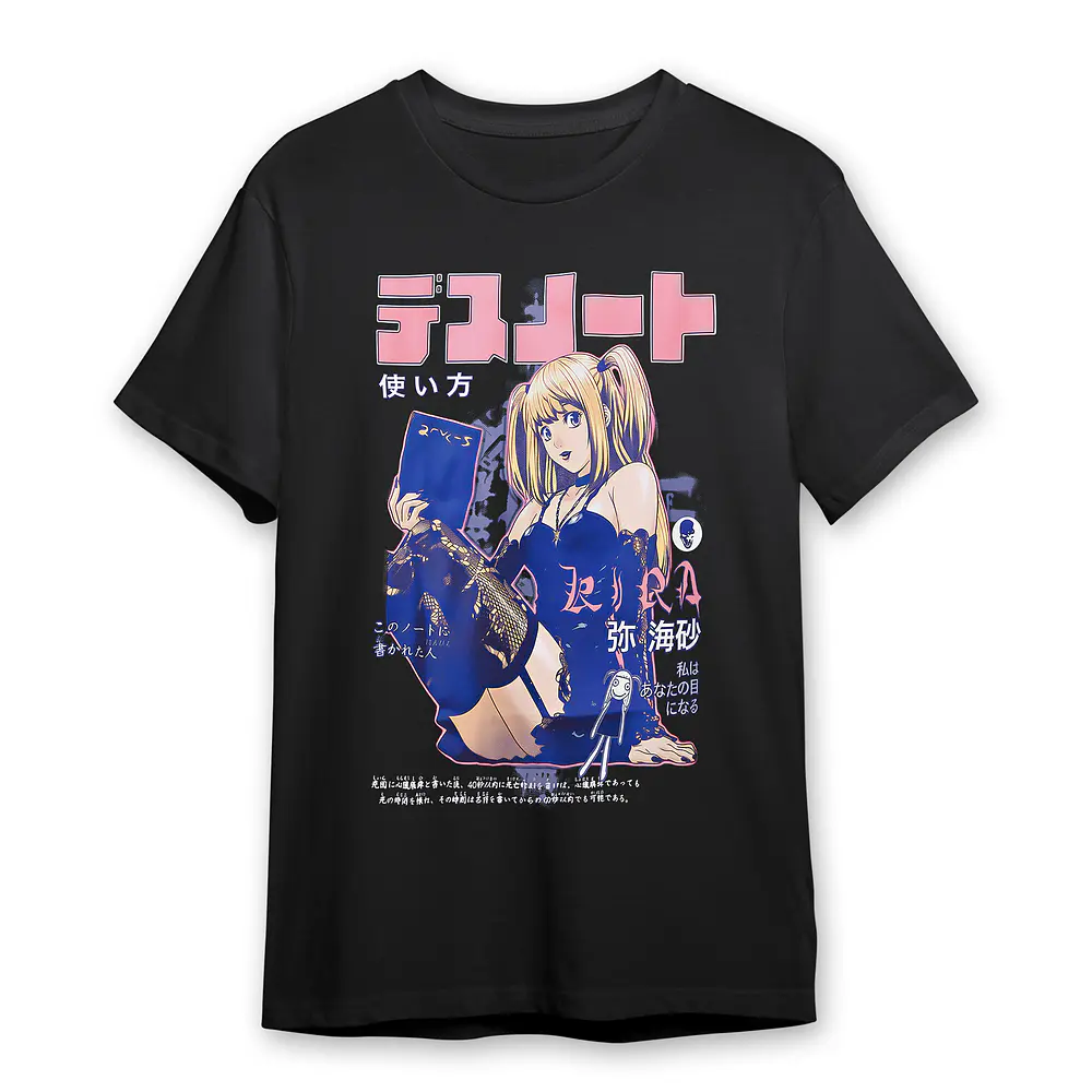  Polera Deathnote Misa Amane Kira Anime Regalo