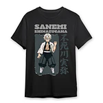 Polera Kimetsu Sanemi Shinazugawa Demon Slayer Hashira Genya