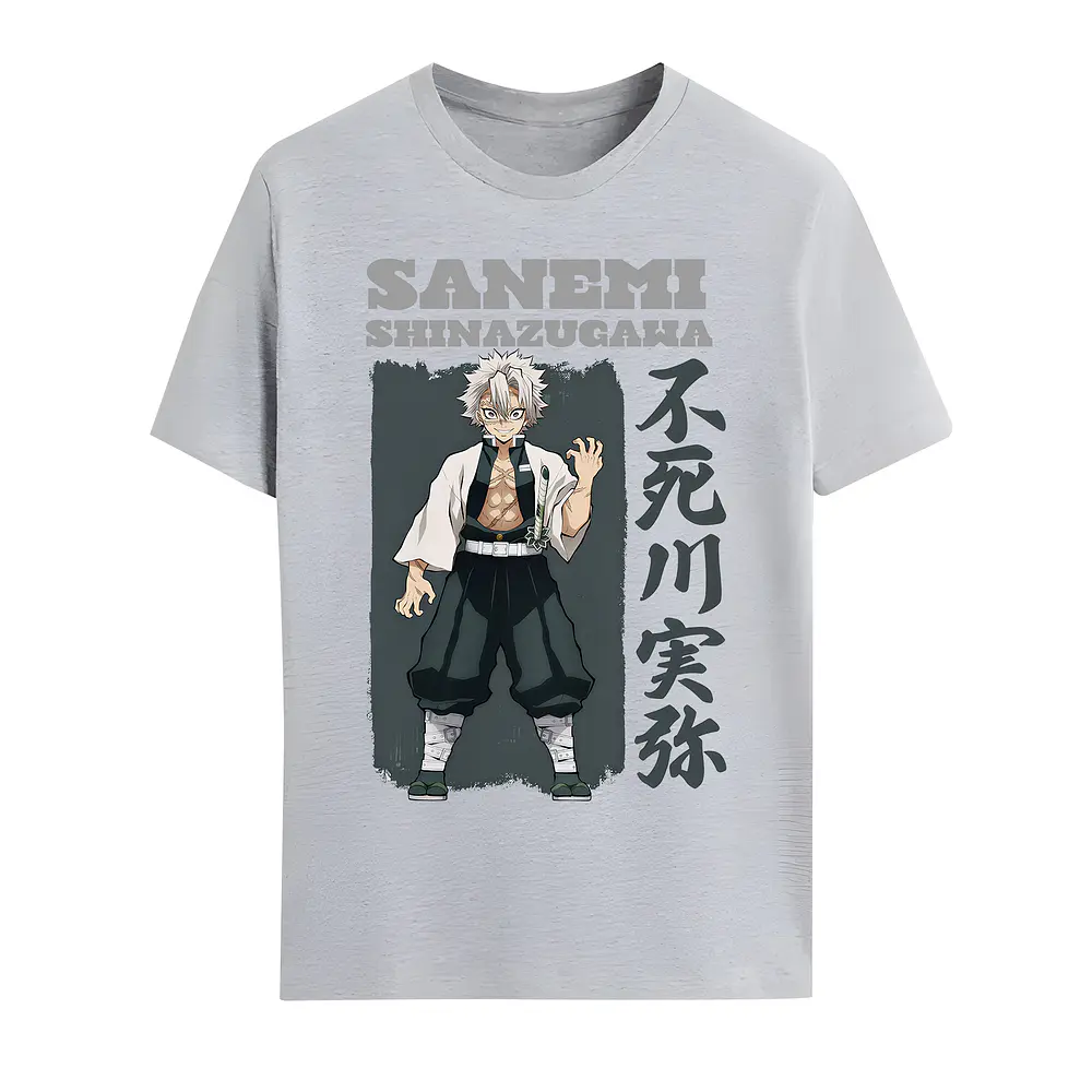 Polera Kimetsu Sanemi Shinazugawa Demon Slayer Hashira Genya