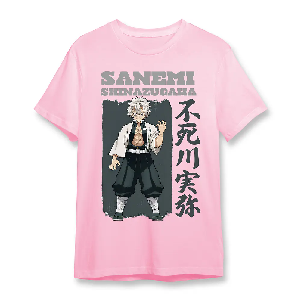 Polera Kimetsu Sanemi Shinazugawa Demon Slayer Hashira Genya