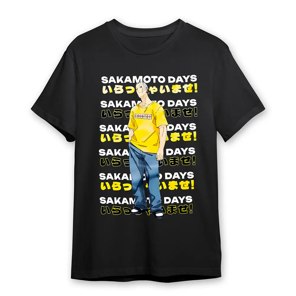  Polera Sakamoto Days Taro Nagumo Regalo Anime
