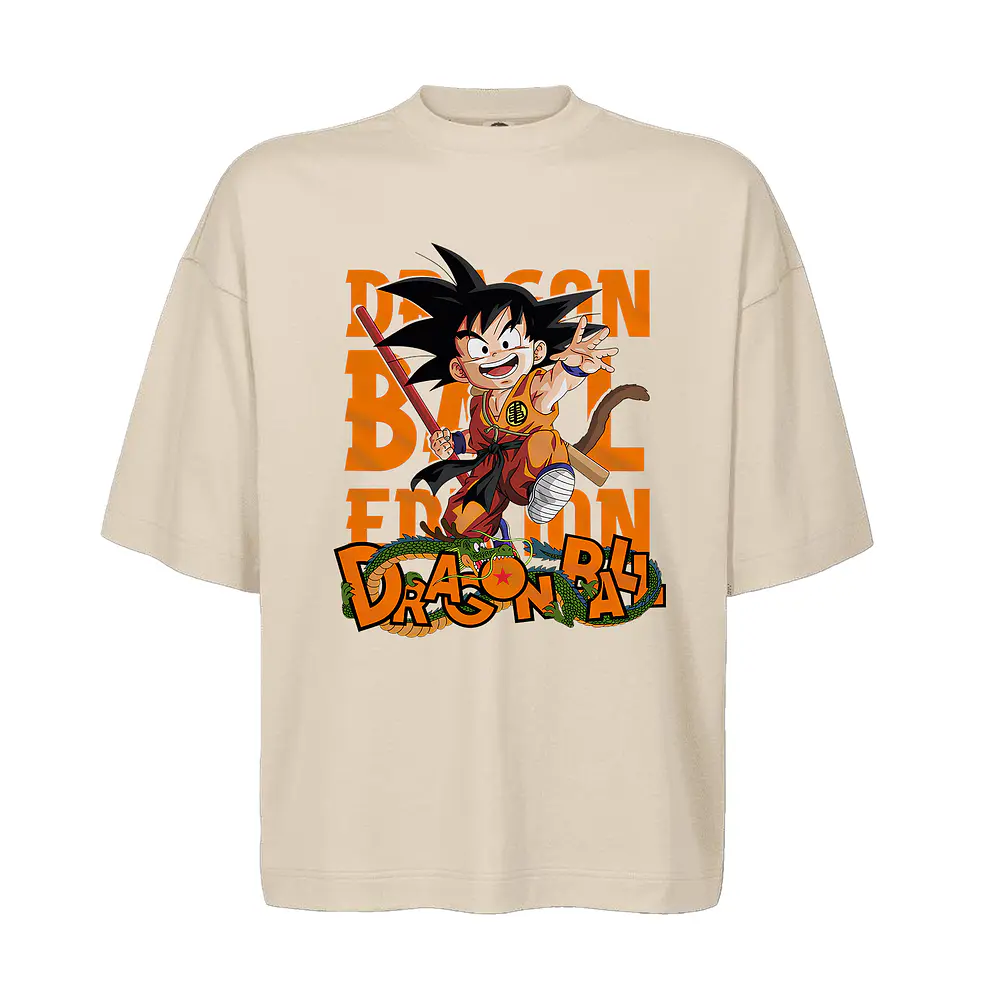 Polera Oversize Dragon Ball Varios Diseños A