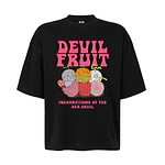  Polera Oversize One Piece Varios Diseños Regalo