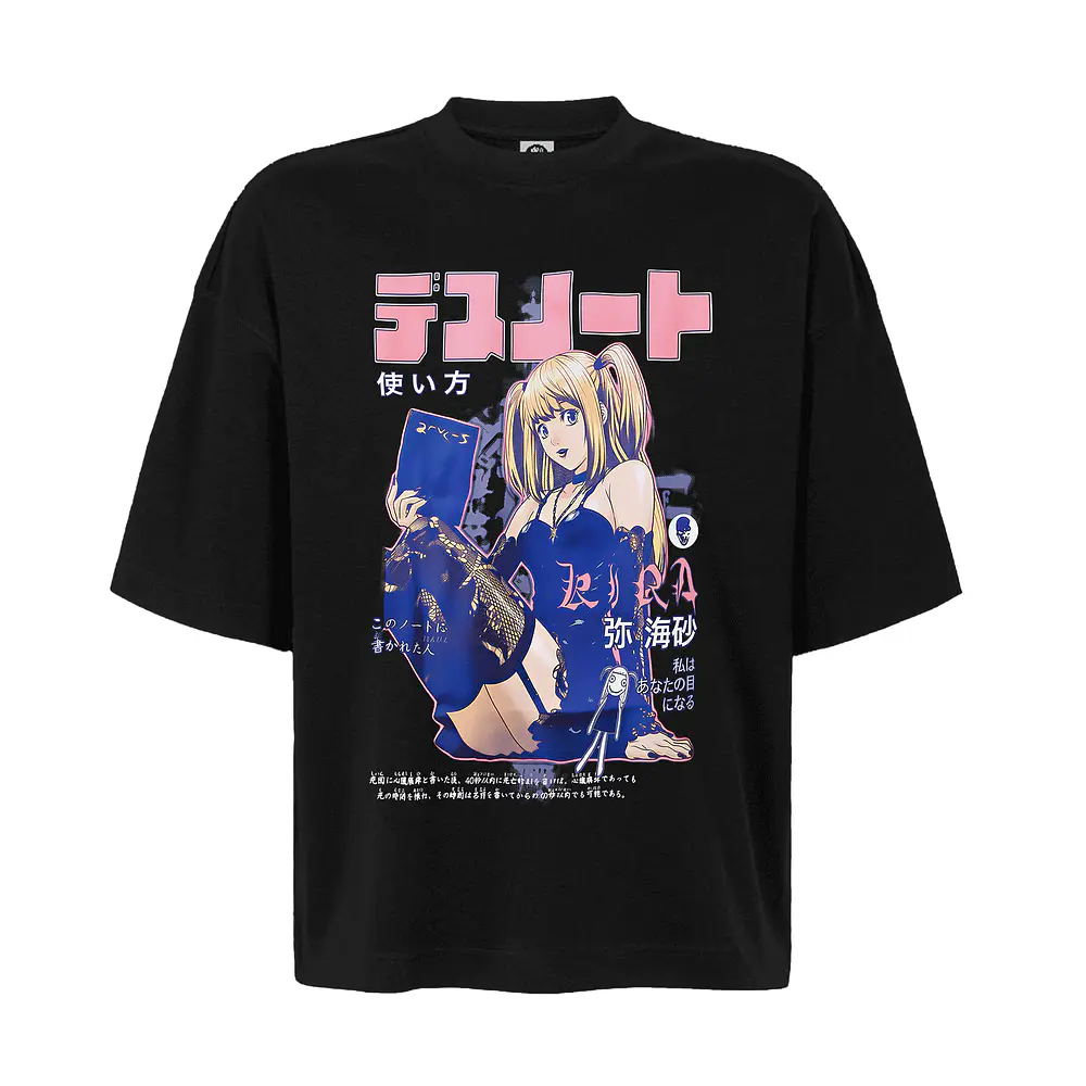Polera Oversize Deathnote Misa Amane Kira Anime Regalo