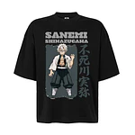 Polera Oversize Kimetsu Sanemi Demon Slayer Hashira Genya