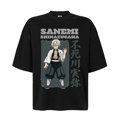 Polera Oversize Kimetsu Sanemi Demon Slayer Hashira Genya