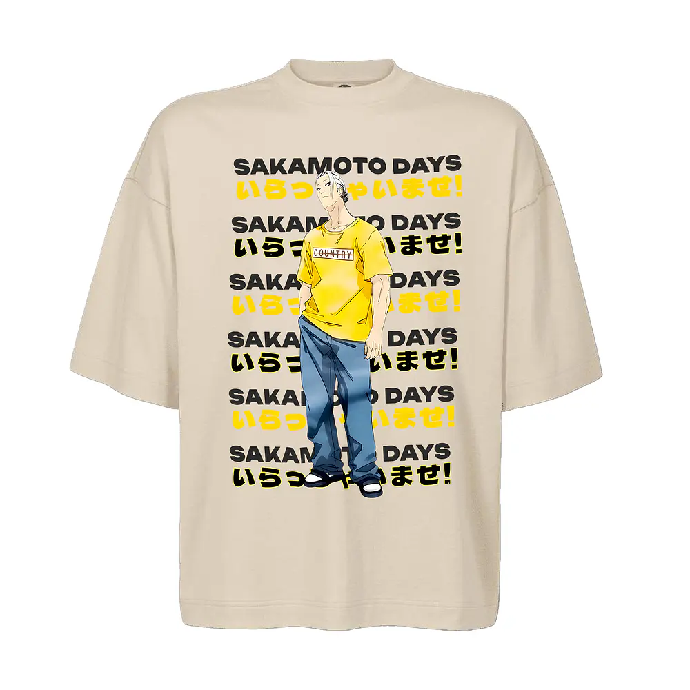 Polera Oversize Sakamoto Days Taro Nagumo Regalo Anime