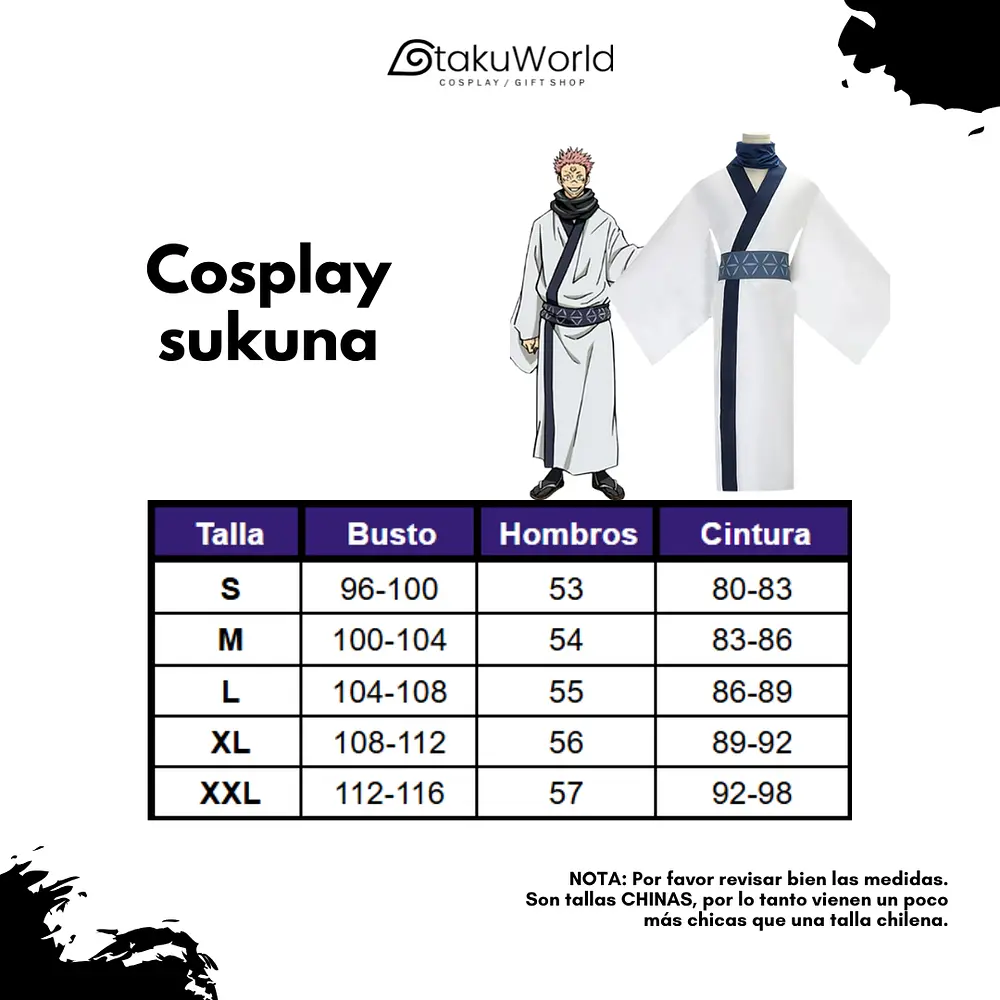 Cosplay Disfraz Ryomen Sukuna Jujutsu Kaisen
