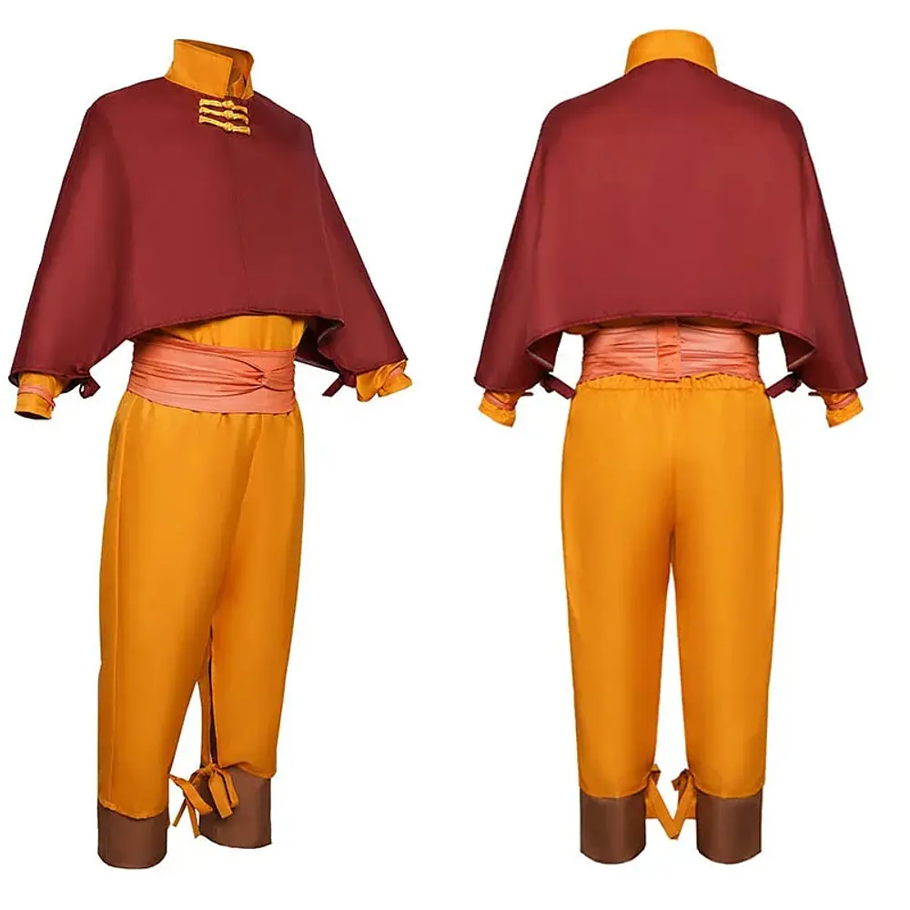 Cosplay Disfraz Avatar Aang Maestro Aire