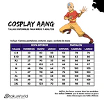 Cosplay Disfraz Avatar Aang Maestro Aire