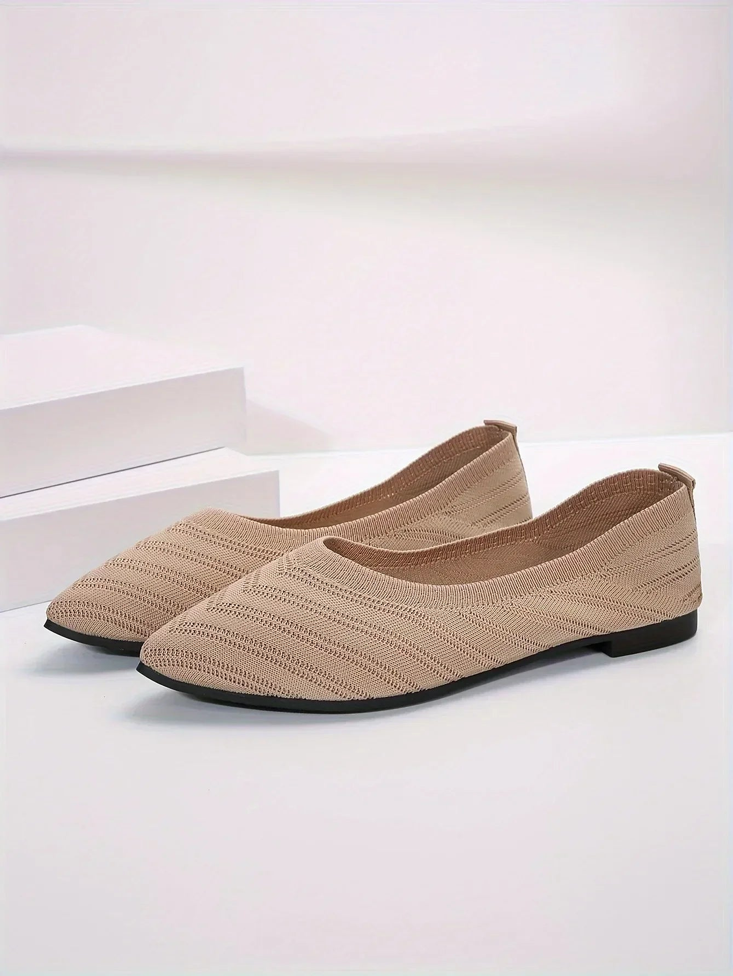 Anna- Ballet Knit Flats 13