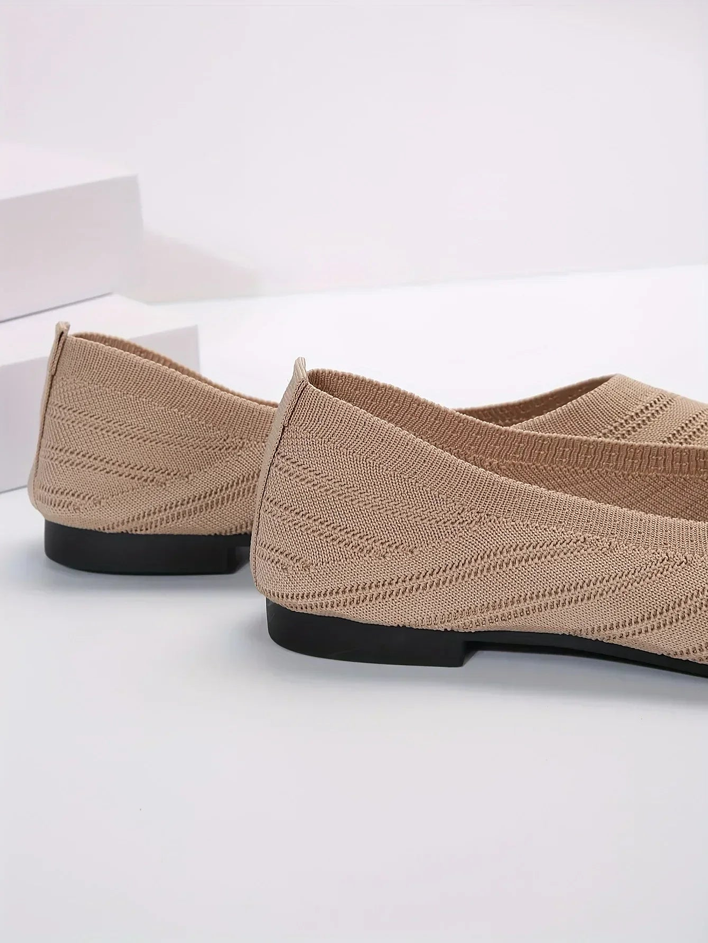 Anna- Ballet Knit Flats 14