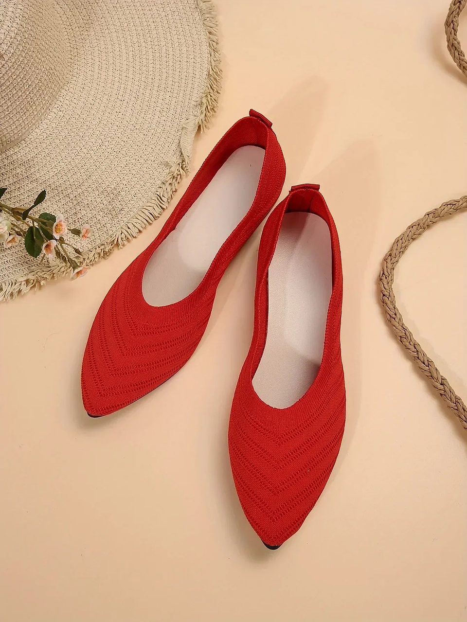 Anna- Ballet Knit Flats 32