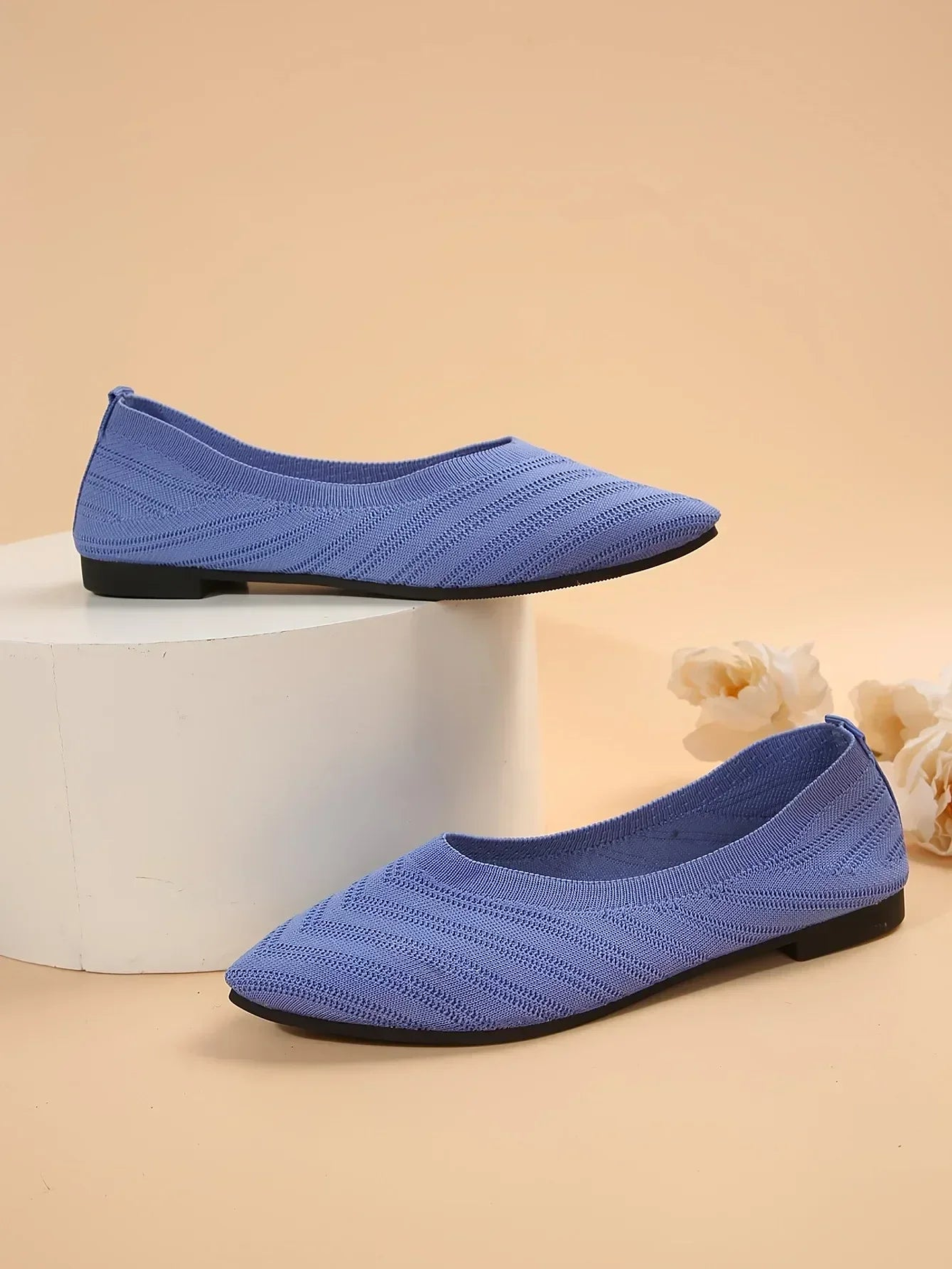 Anna- Ballet Knit Flats 43