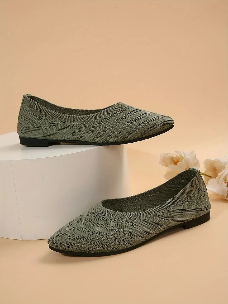 Anna- Ballet Knit Flats 49
