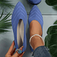 Anna- Ballet Knit Flats - thumbnail 55