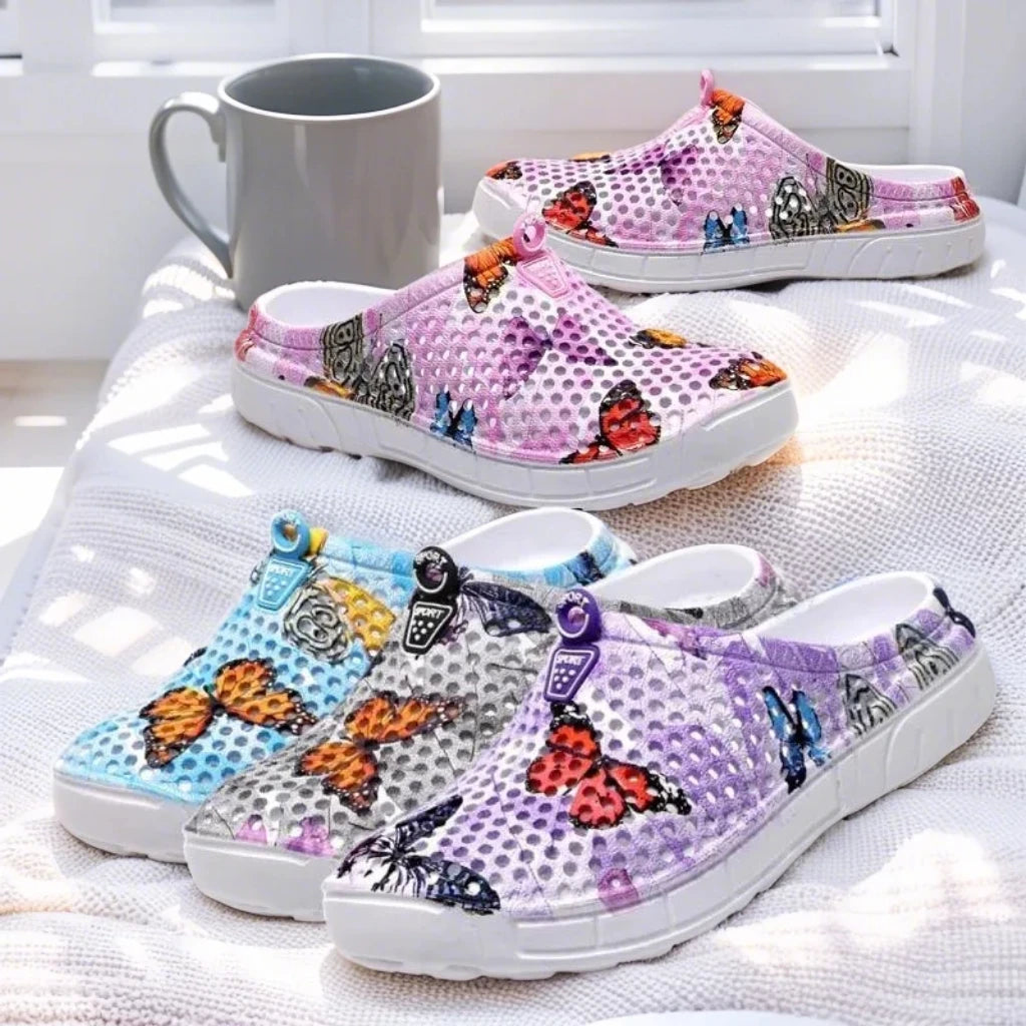 Bridget- Butterfly Dream Clogs 2