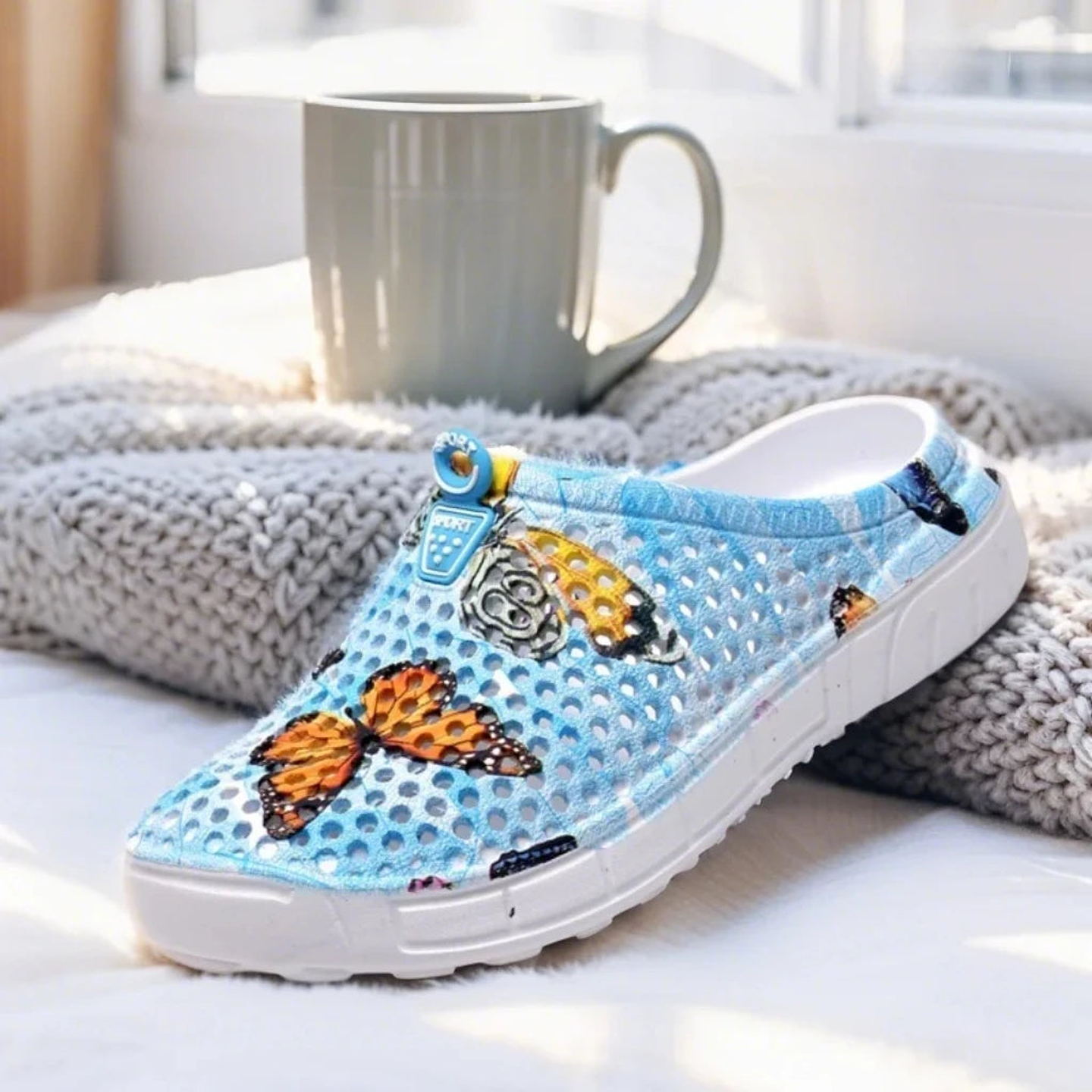 Bridget- Butterfly Dream Clogs 8