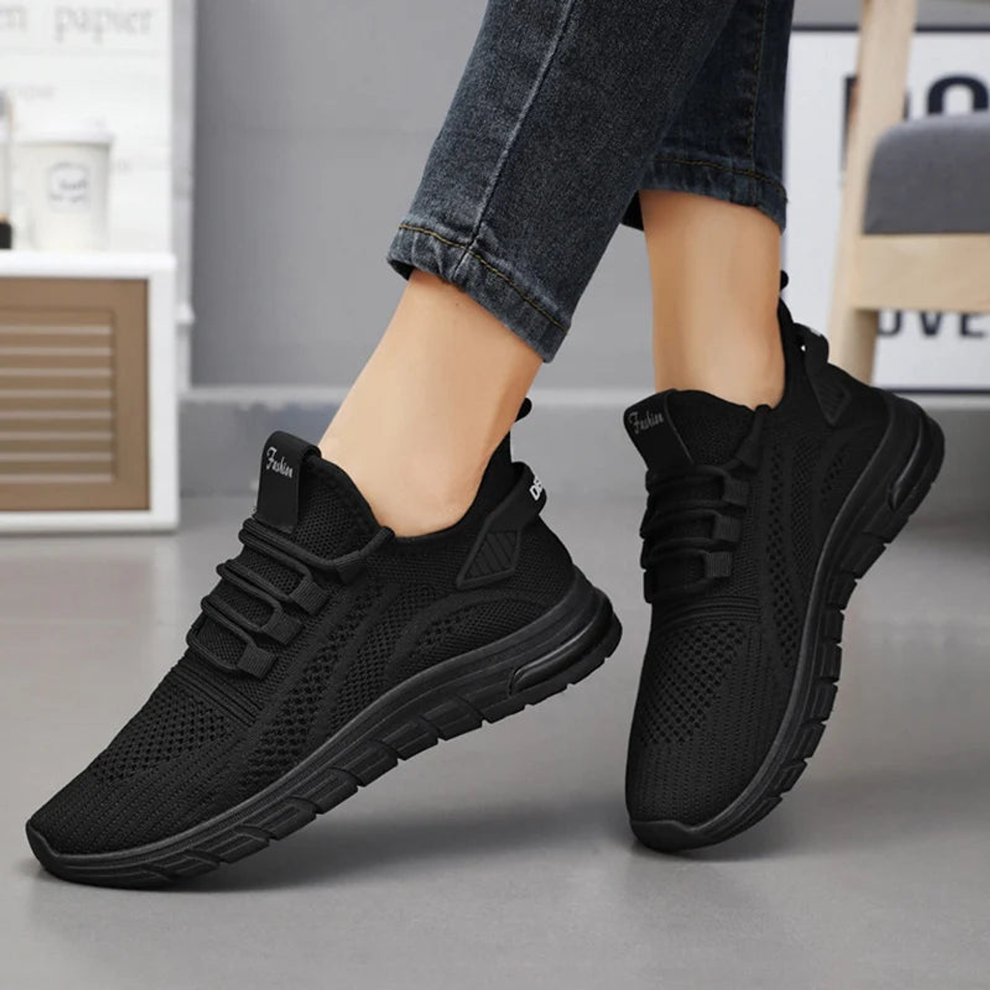 Faith- Platform Knit Sneakers 4