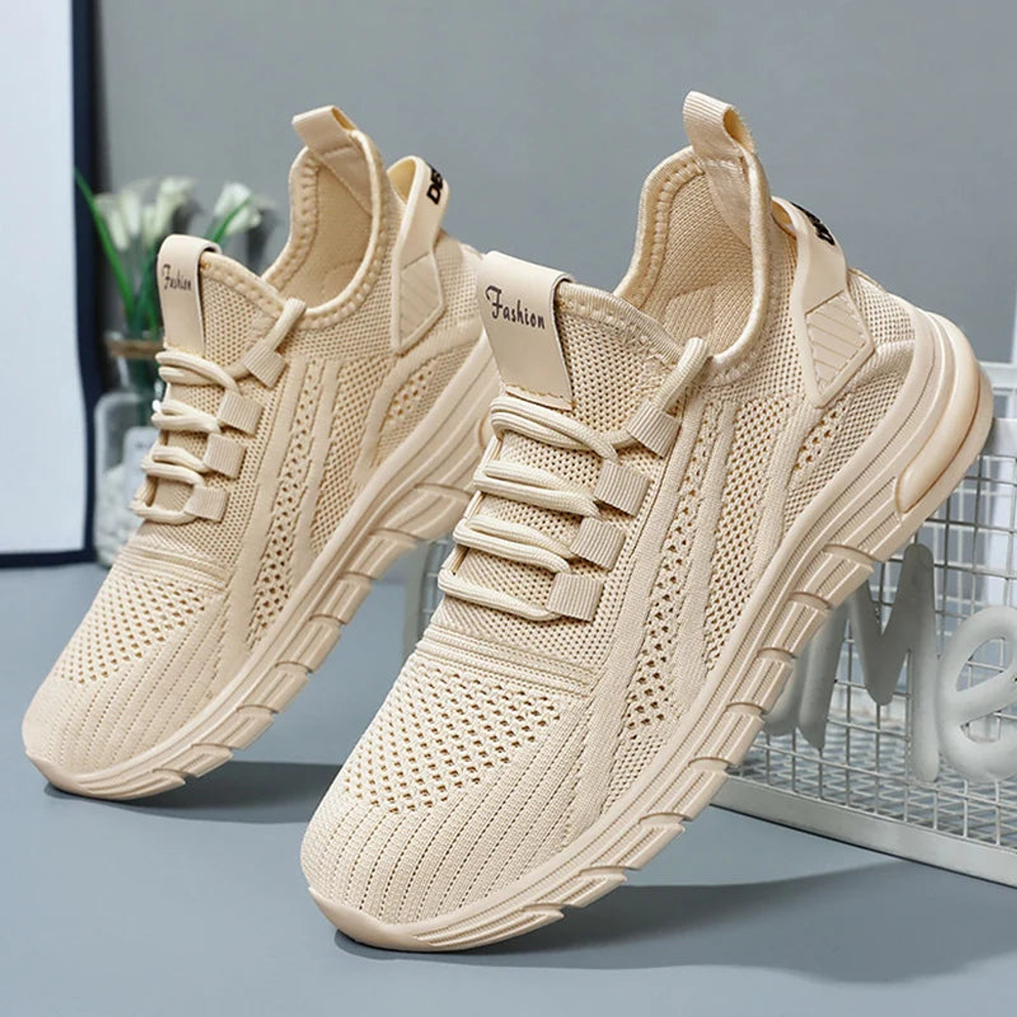 Faith- Platform Knit Sneakers 1