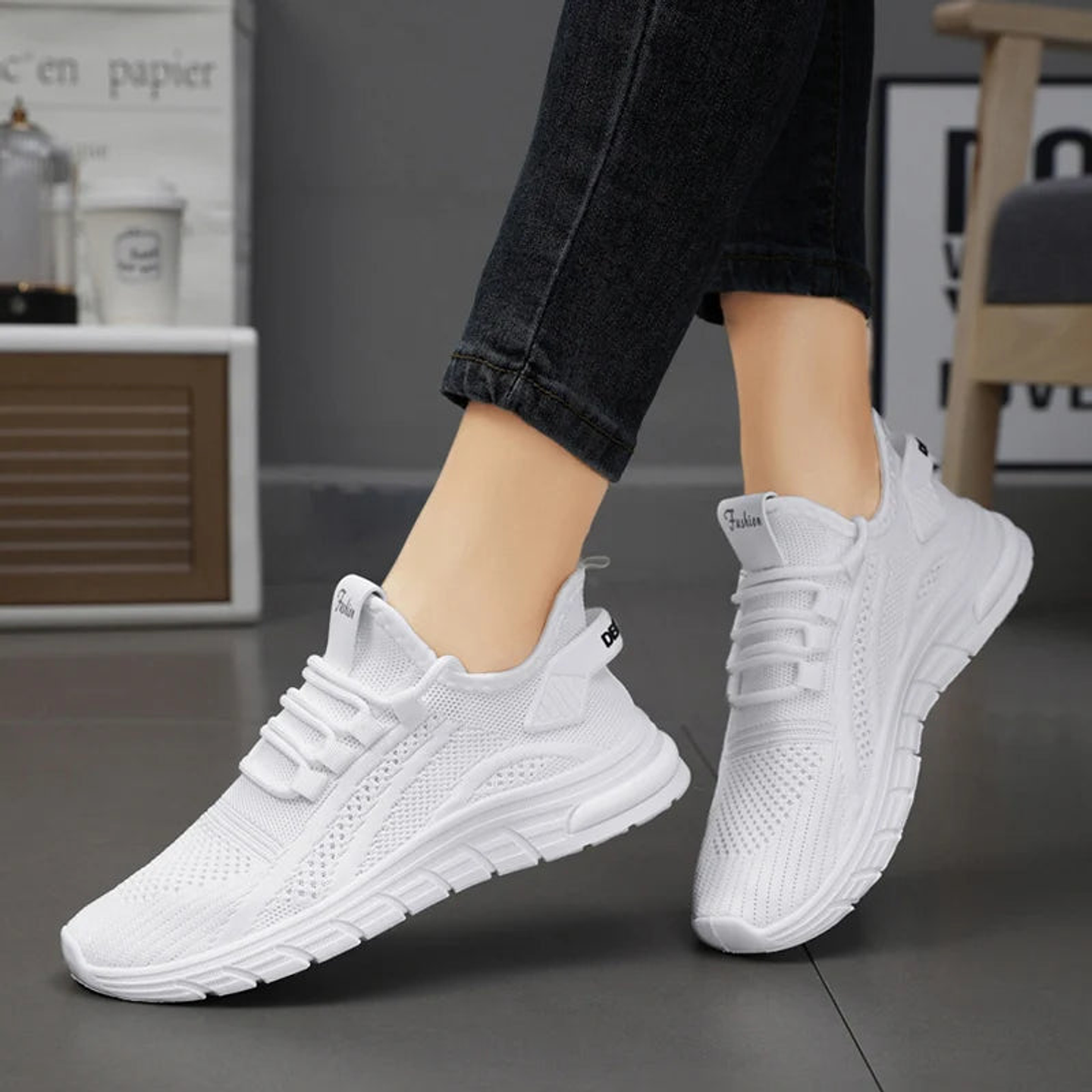 Faith- Platform Knit Sneakers 12