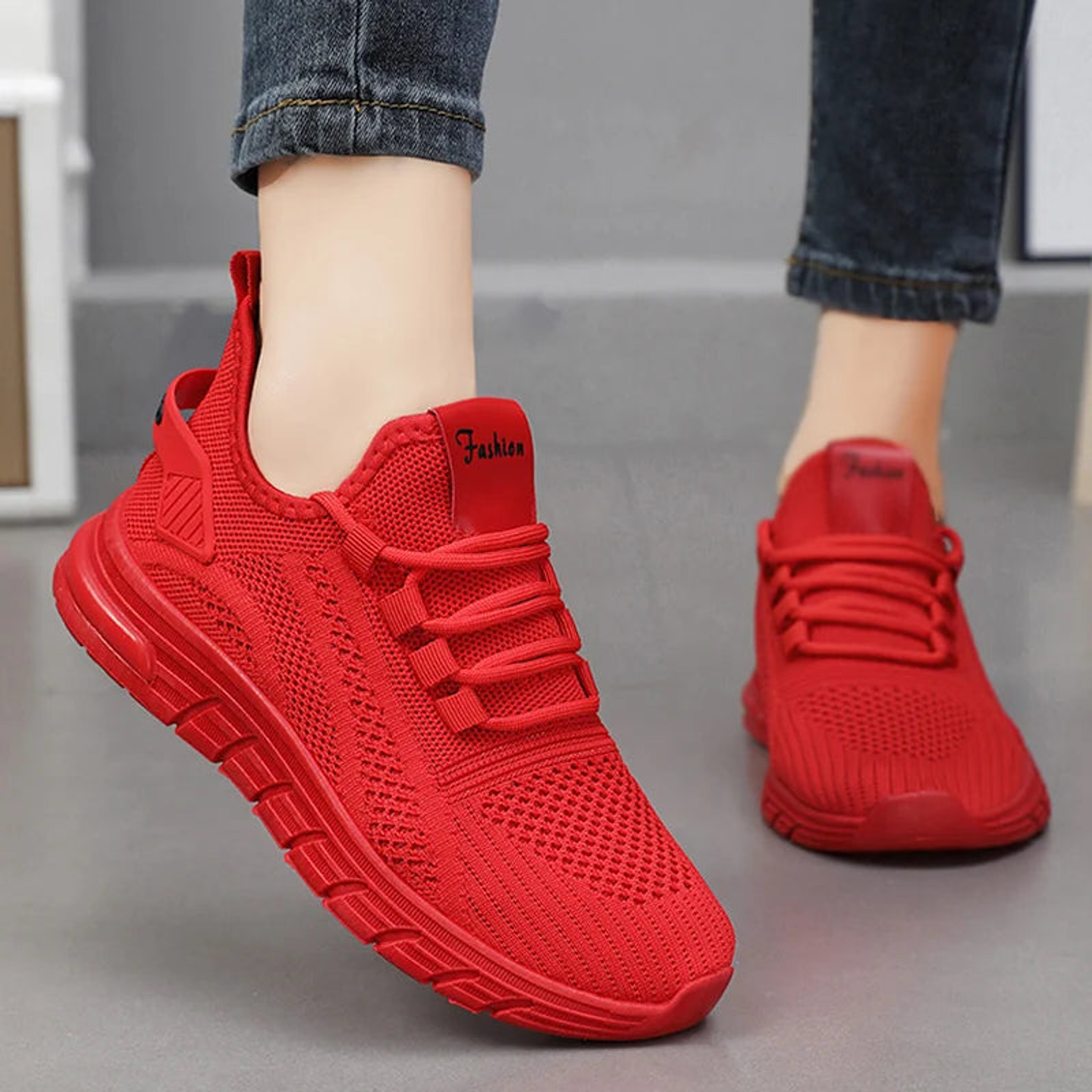 Faith- Platform Knit Sneakers 14