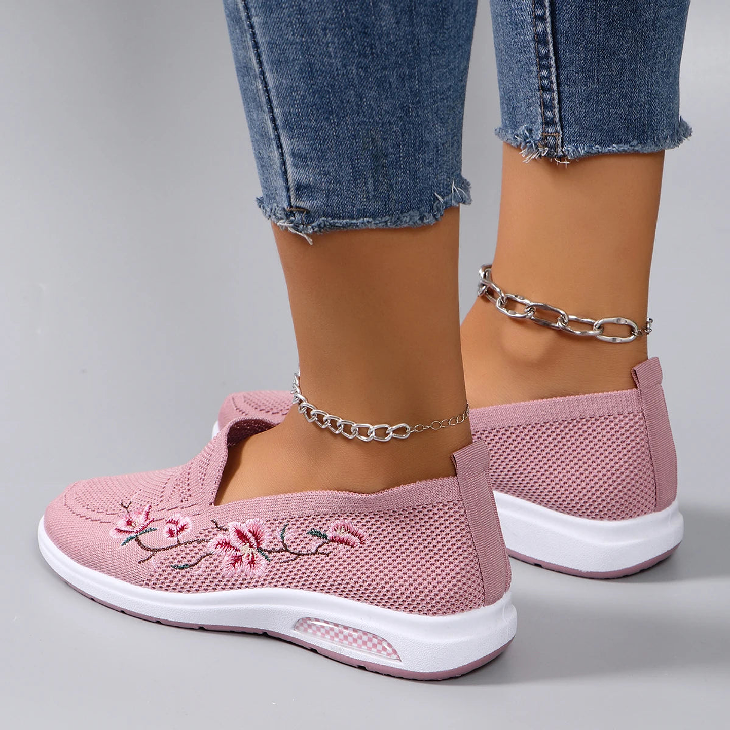 Eve- Mesh Flat Sneakers 32