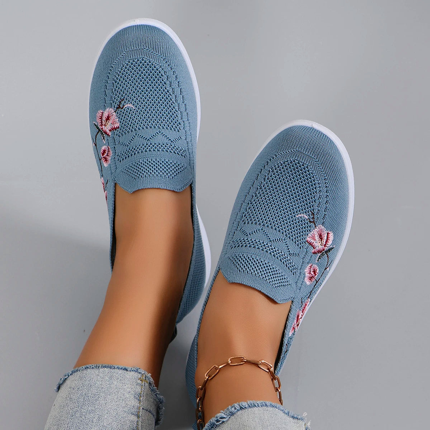 Eve- Mesh Flat Sneakers 39