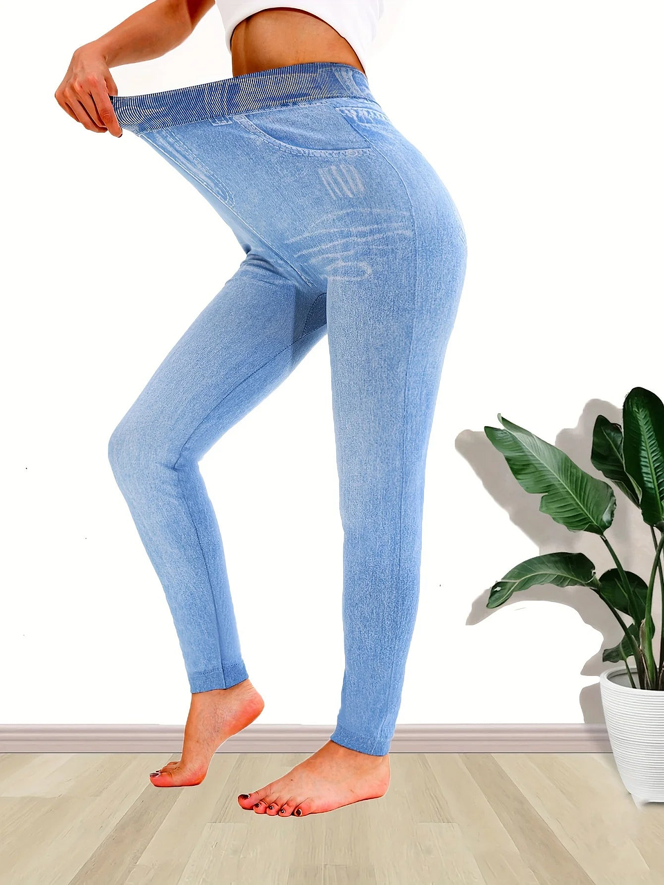 Nora- Faux Skinny Jean Leggings 5