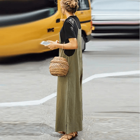 Mila- Cotton Dungarees