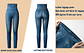 Nova- Faux Denim Print Leggings - thumbnail 9