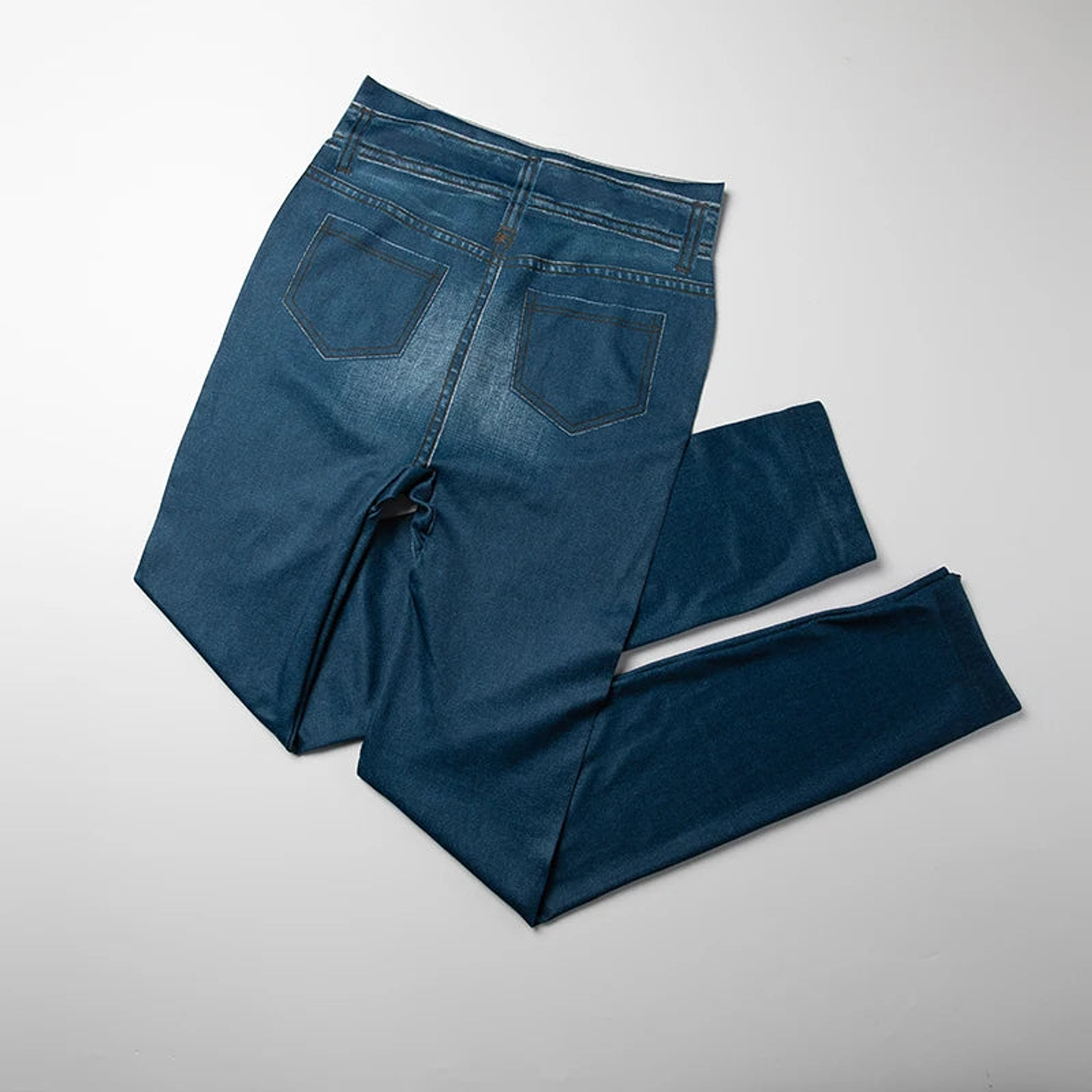 Nova- Faux Denim Print Leggings 41