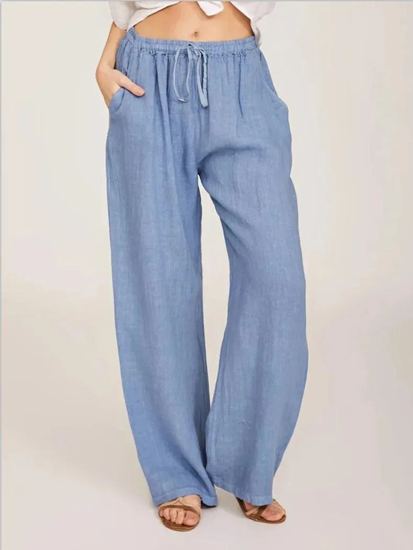 Riley- Linen Pocket Pants 4