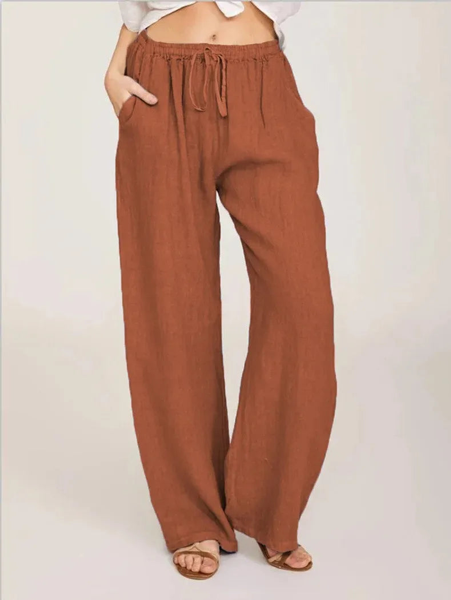 Riley- Linen Pocket Pants 1