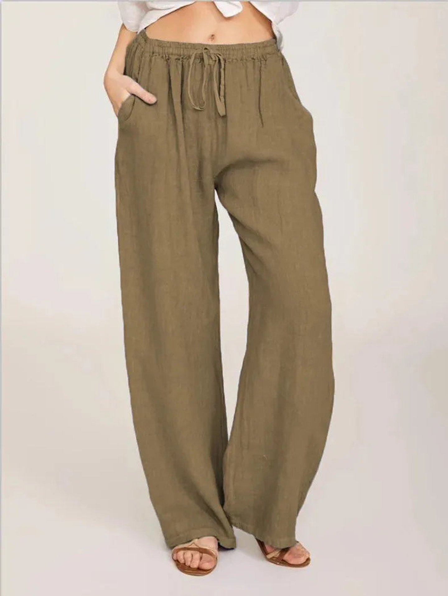 Riley- Linen Pocket Pants 5