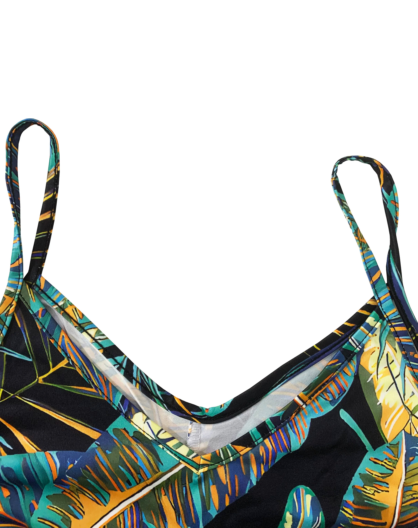 Cassia- Tropical Spaghetti Dress 3