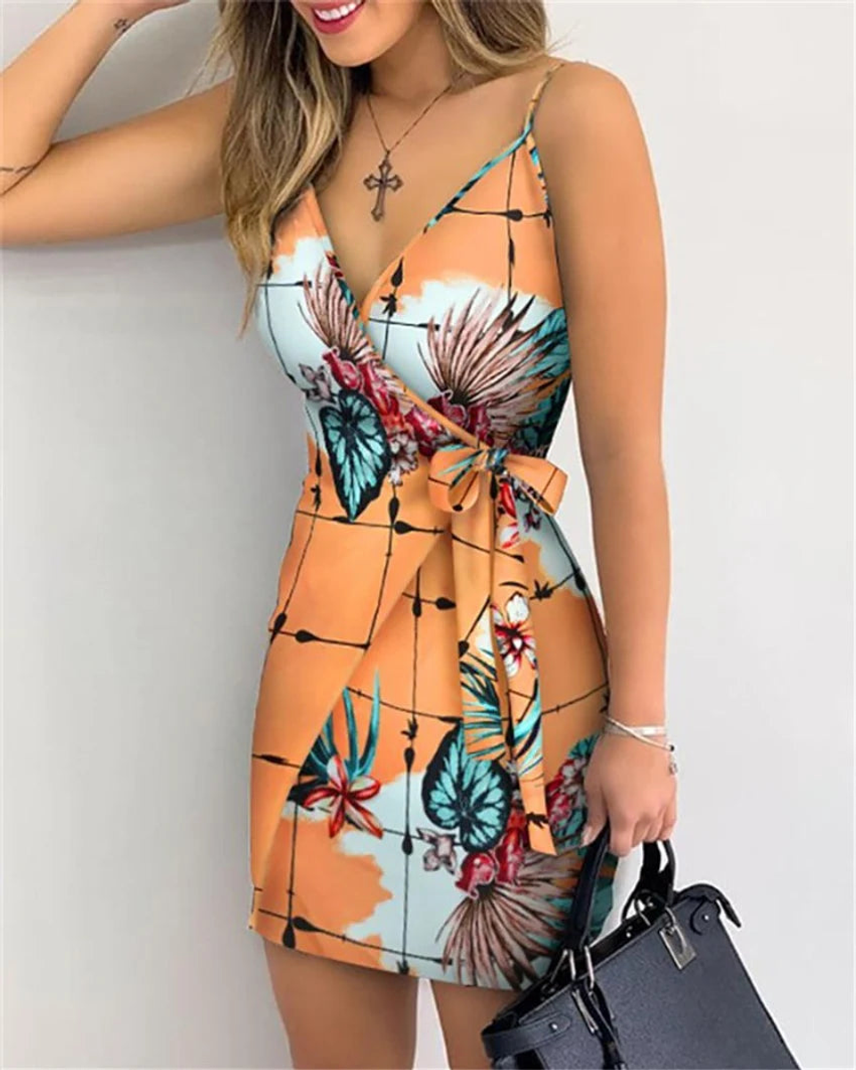 Paloma- Belted Bloom Dress 6