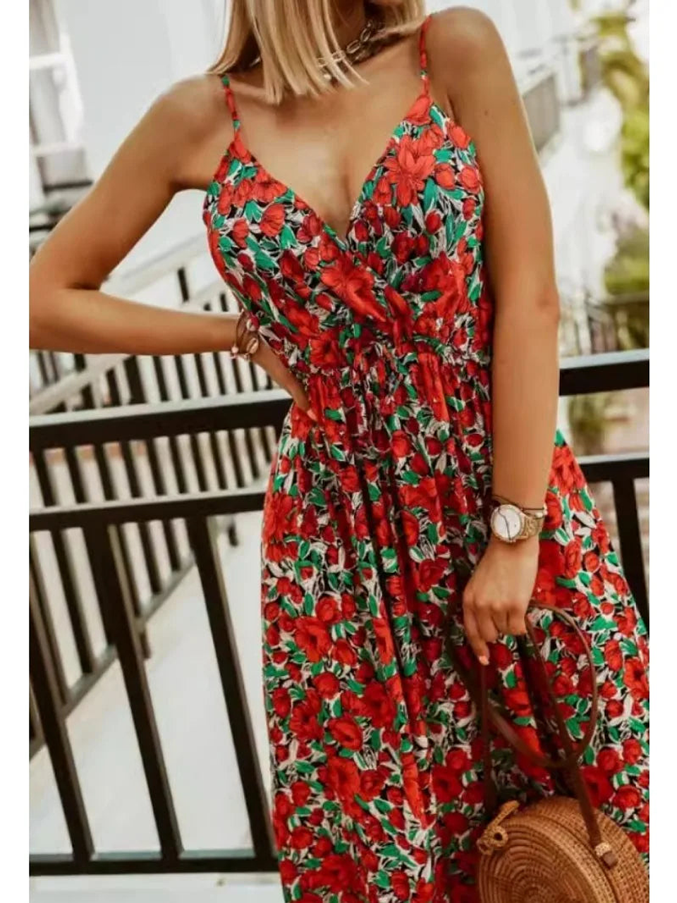 Thalassa- V-Neck Beach Sundress 7