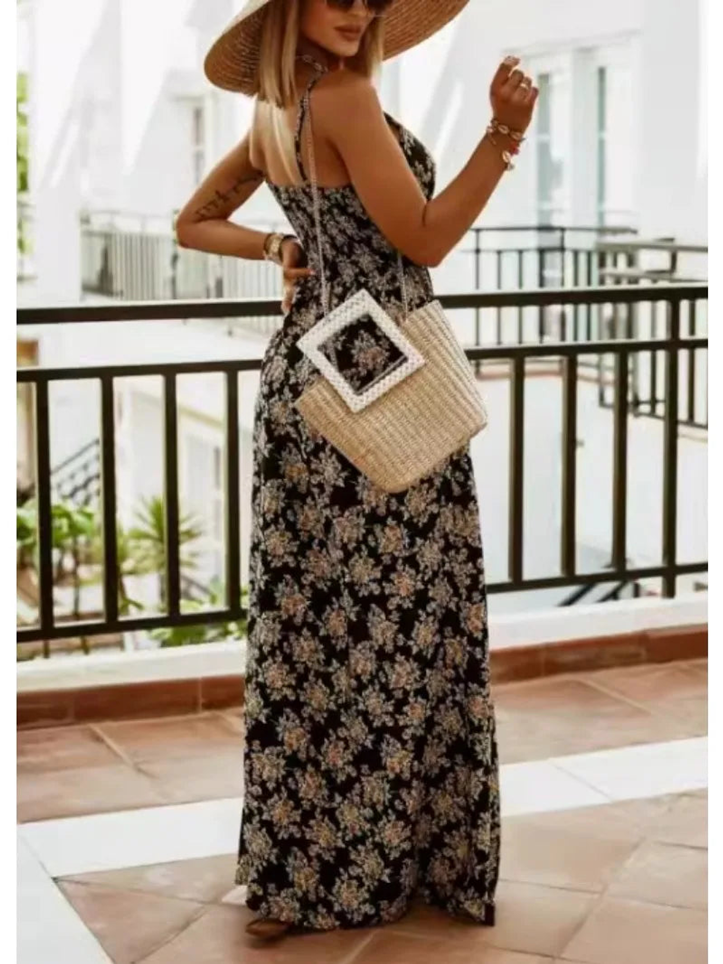 Thalassa- V-Neck Beach Sundress 19