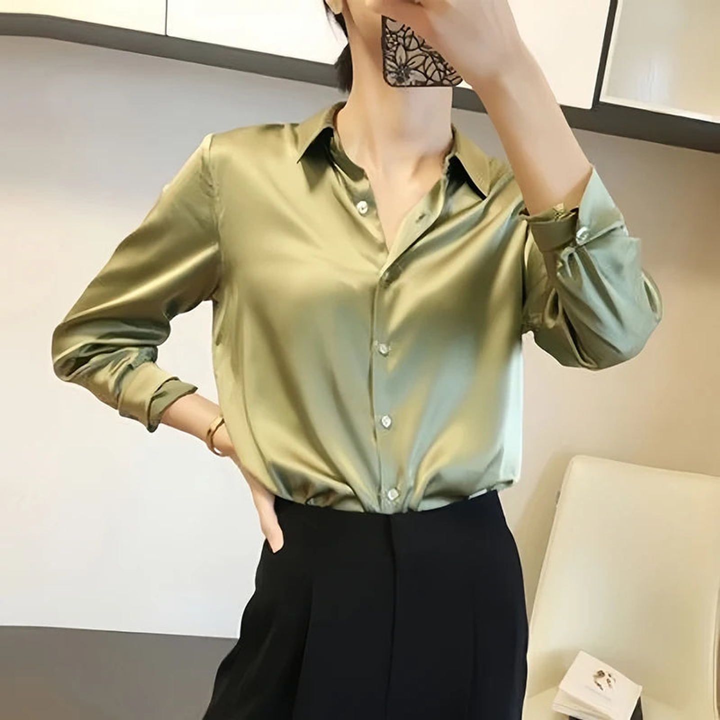 Goldie- Solid Color Blouse 9