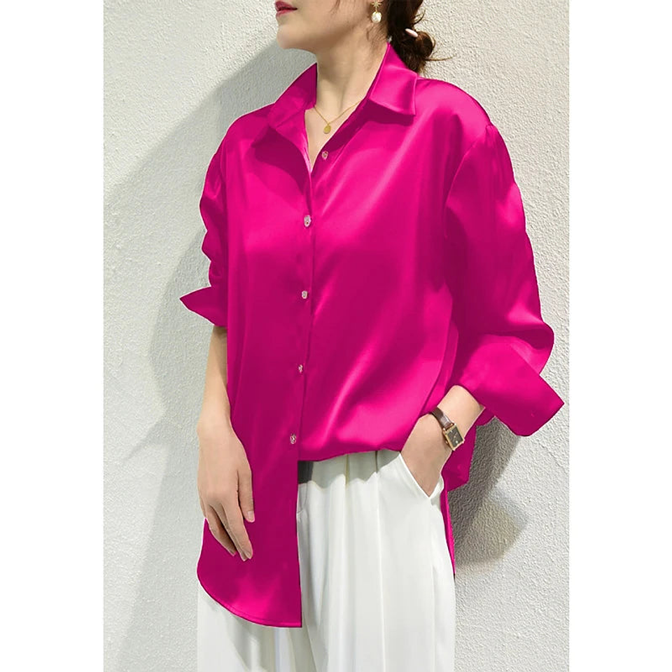 Goldie- Solid Color Blouse 17