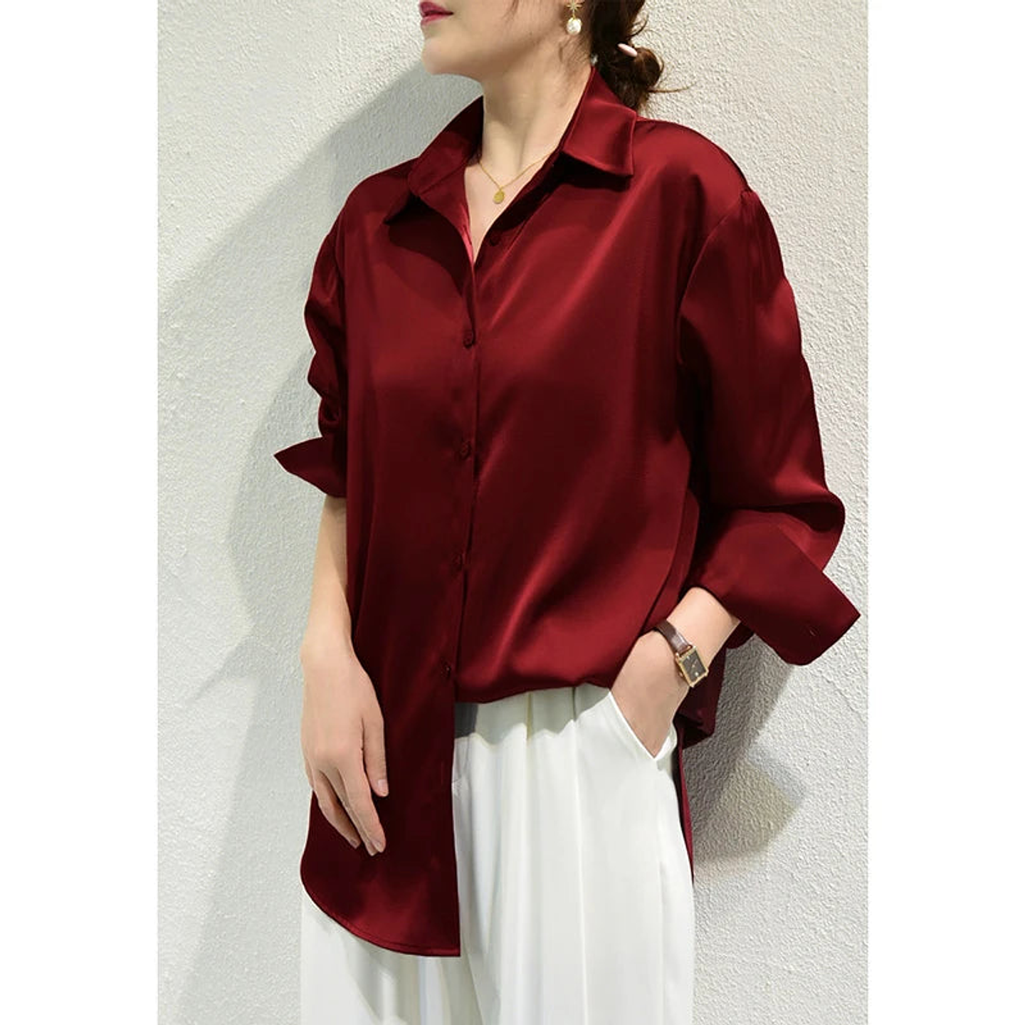 Goldie- Solid Color Blouse 18