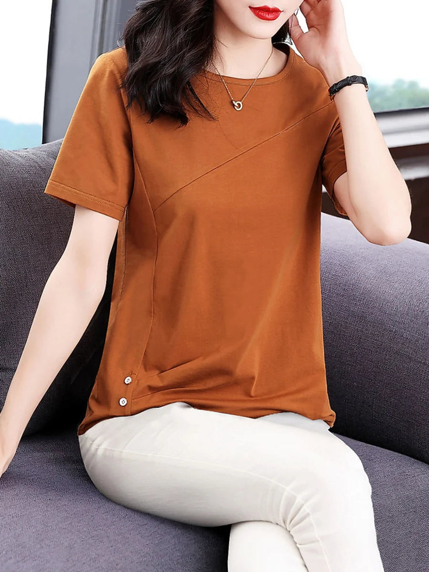 Inez- Half Sleeve Top 9