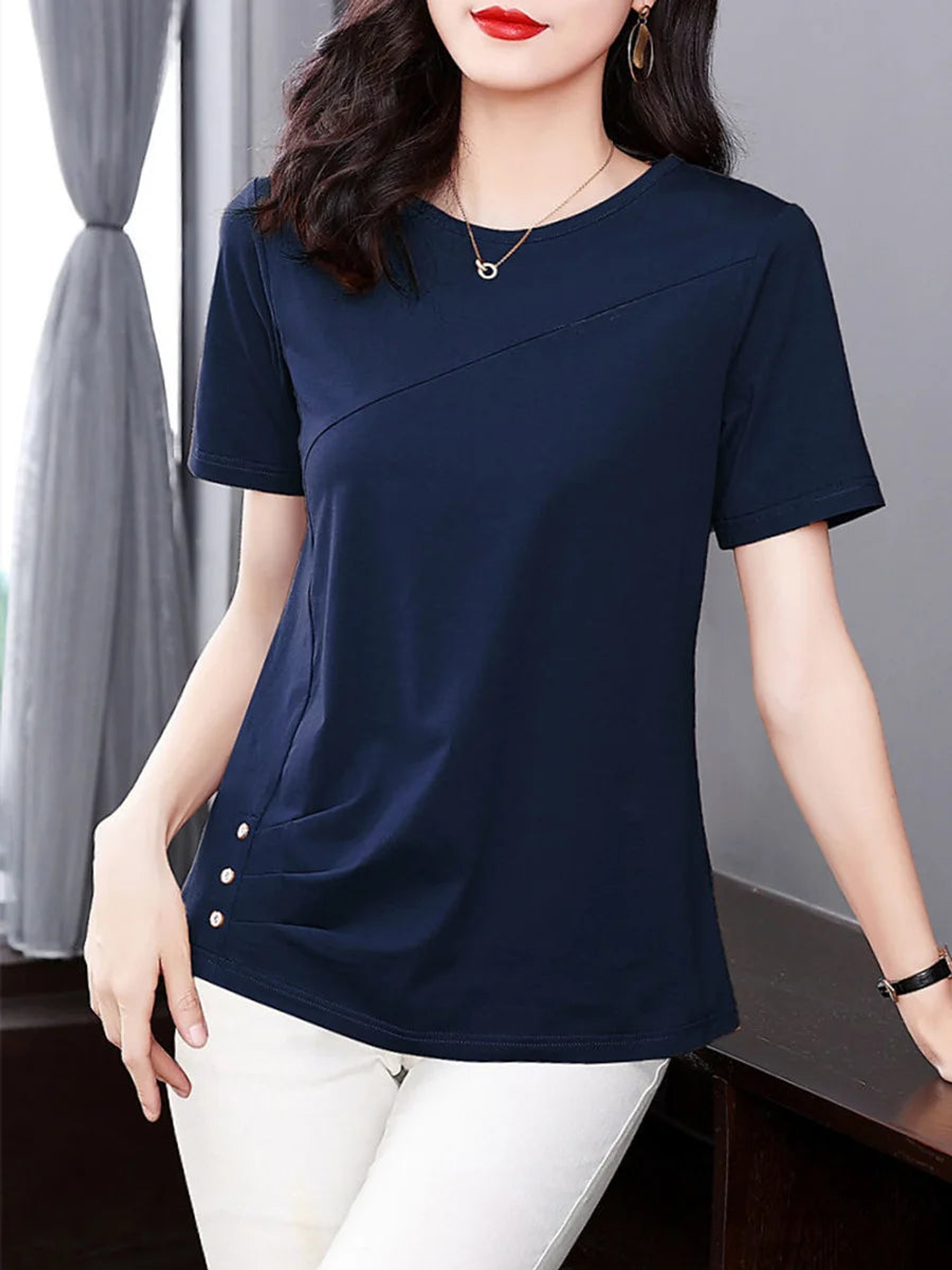 Inez- Half Sleeve Top 11