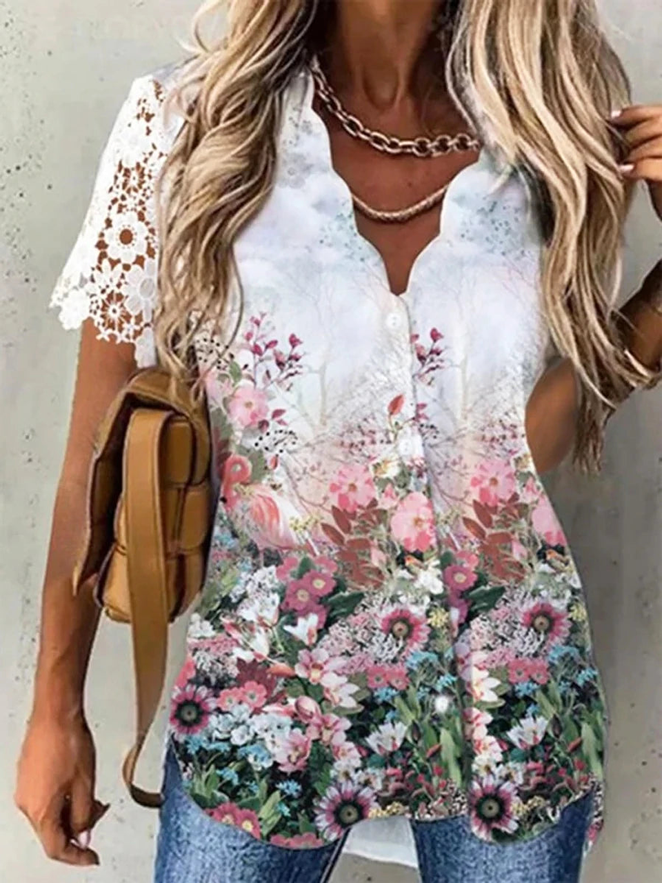 Amanda- Floral Print Shirt 1