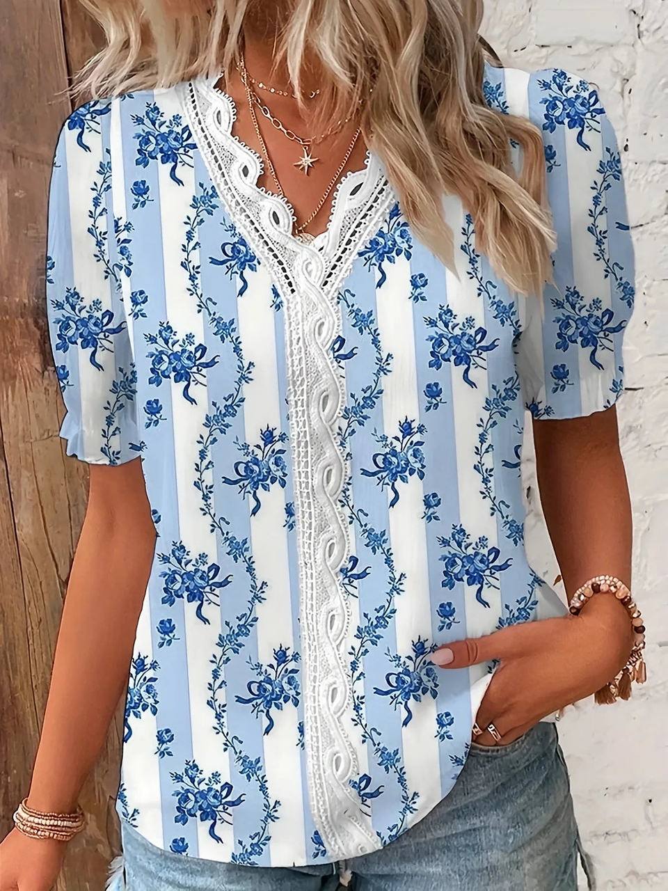 Avery- Hollow-Out Blouse 5