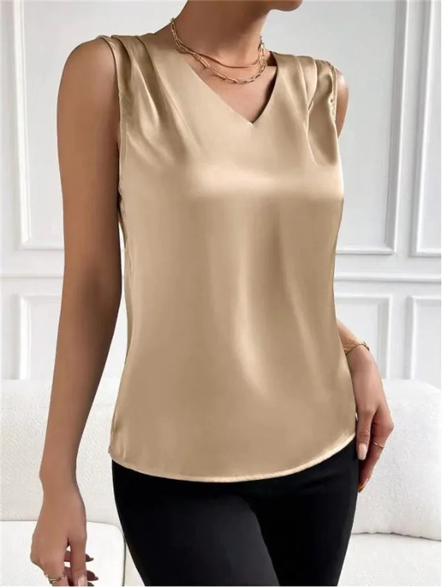 Chelsea- Elegant V-Neck Vest 10