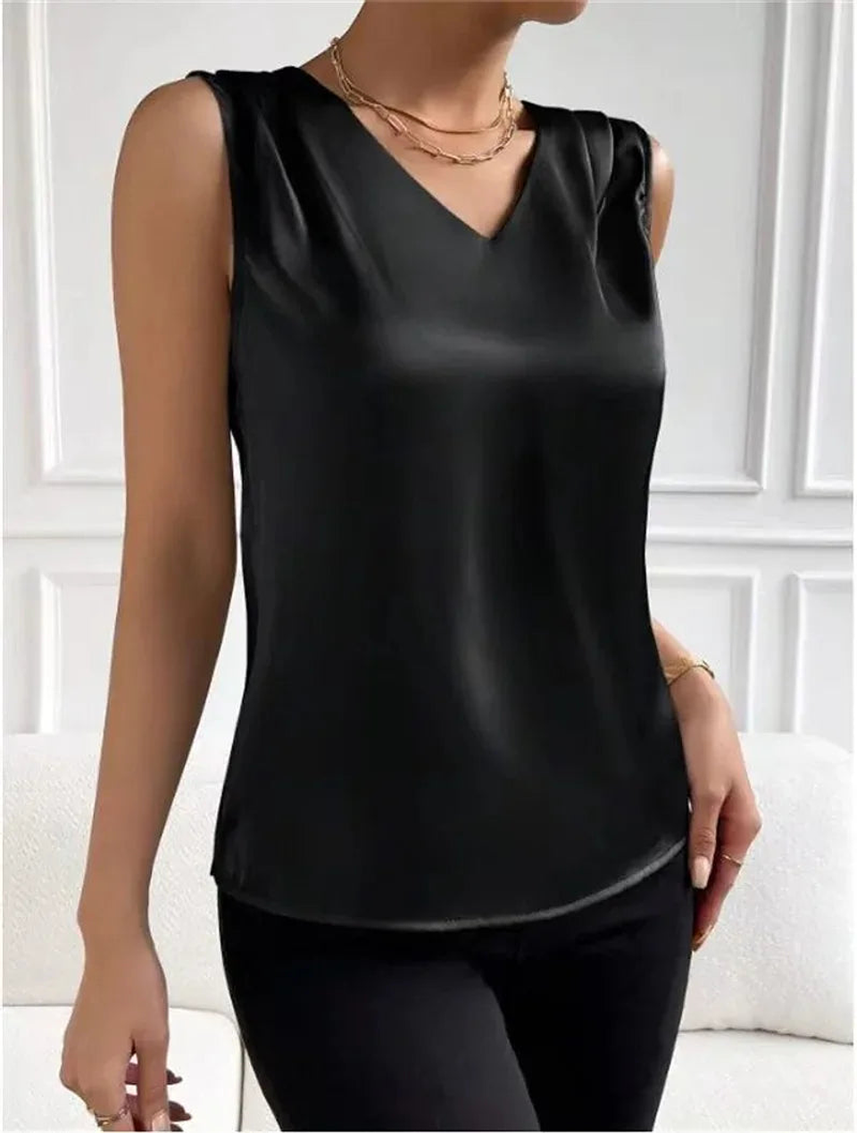 Chelsea- Elegant V-Neck Vest 11